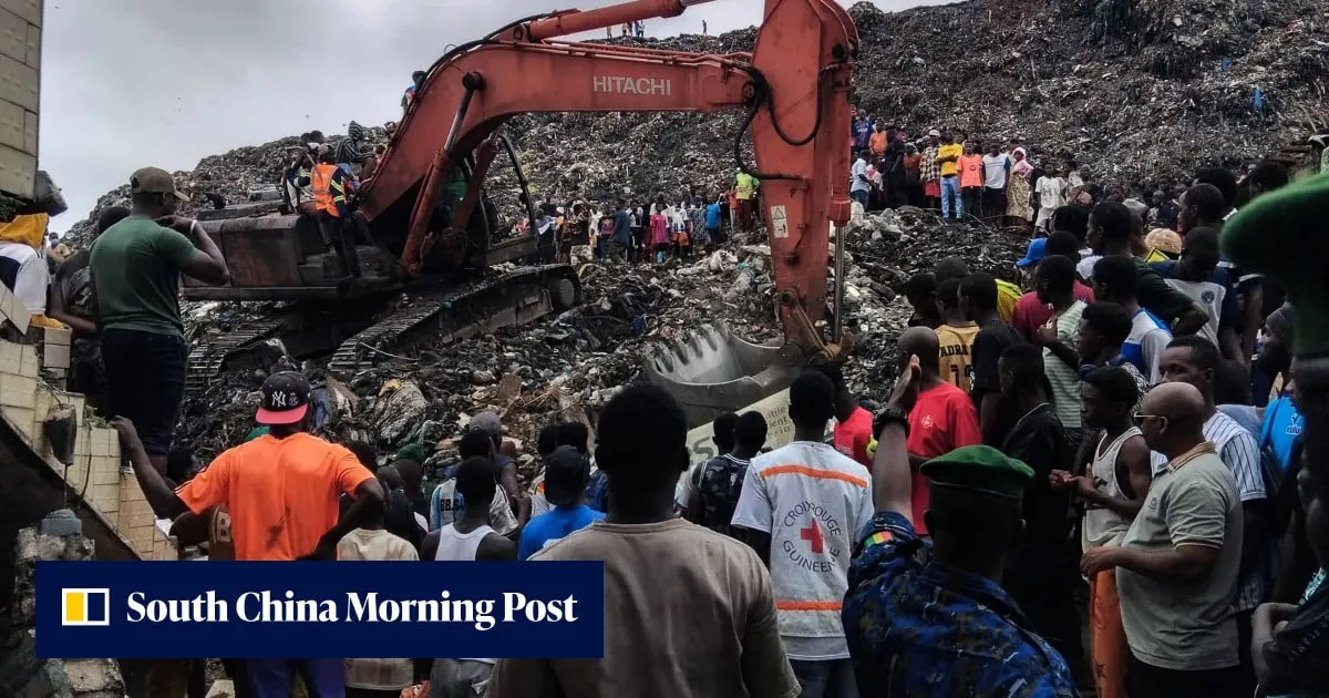 Landfill collapse kills at least 30 in Guinea as rescuers search for survivors