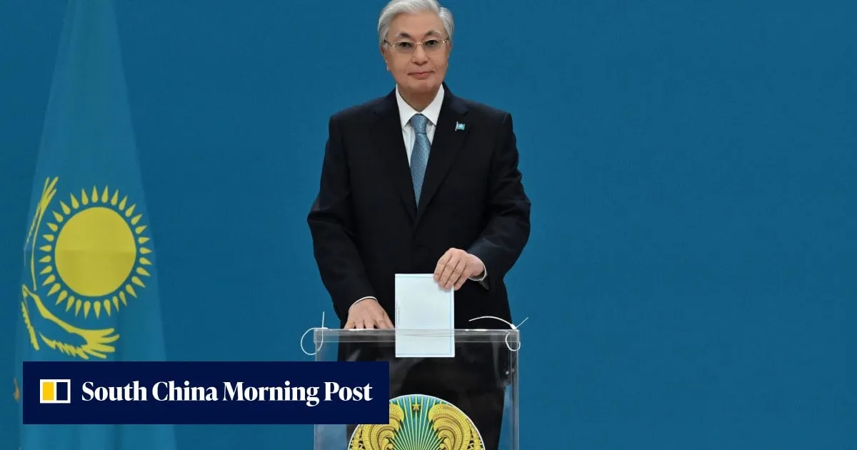 Kazakhstan election: pro-Tokayev party set for landslide as president hints at staying on
