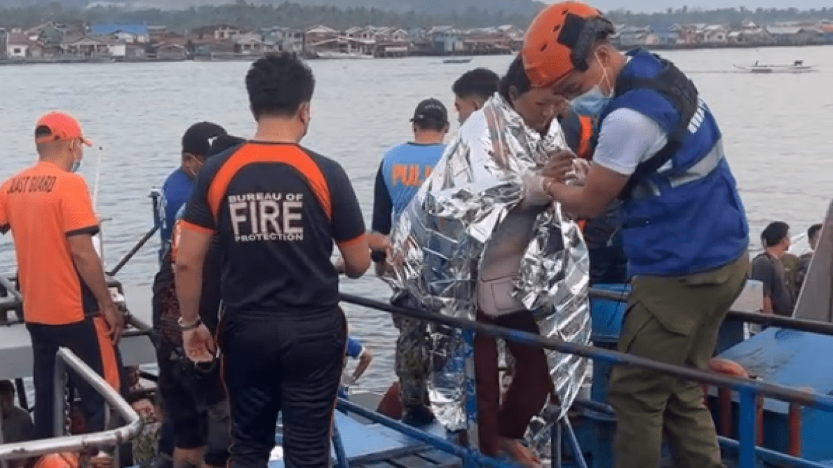 Ferry carrying over 350 people sinks in Philippines, killing at least eight