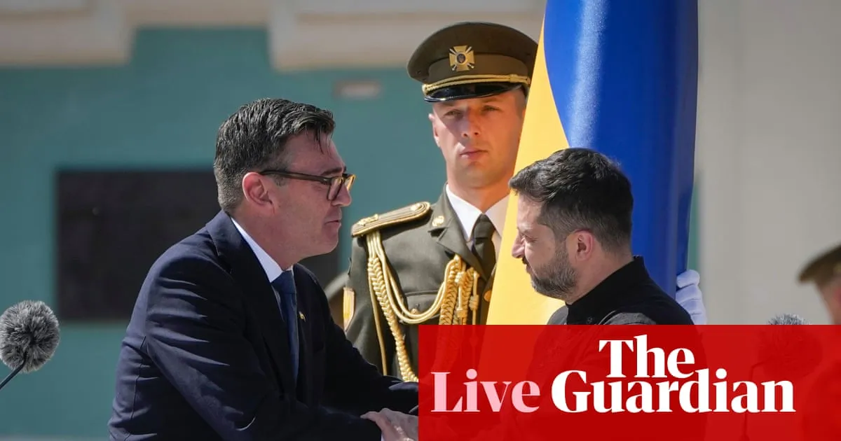 Andy Burnham arrives in Ukraine with plans to share UK blueprints for long-range missiles - Europe live