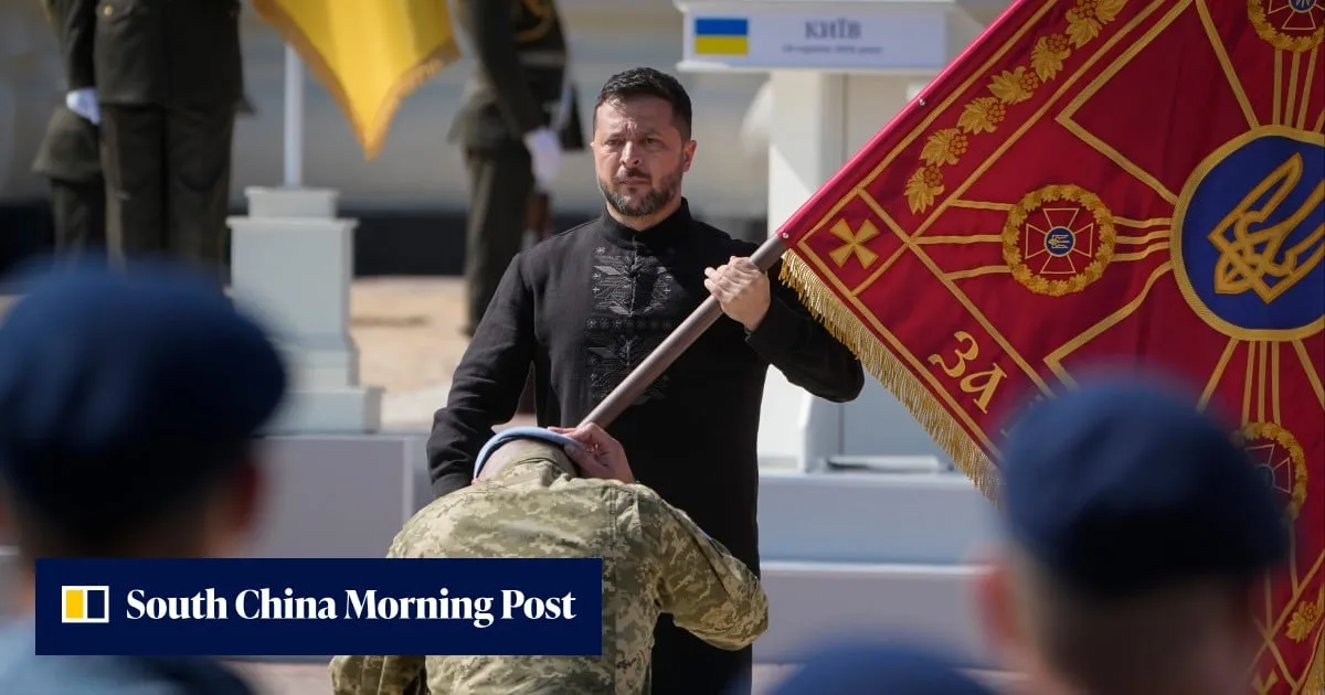 Ukraine wants peace but won’t ‘simply surrender’, Zelensky says on Independence Day