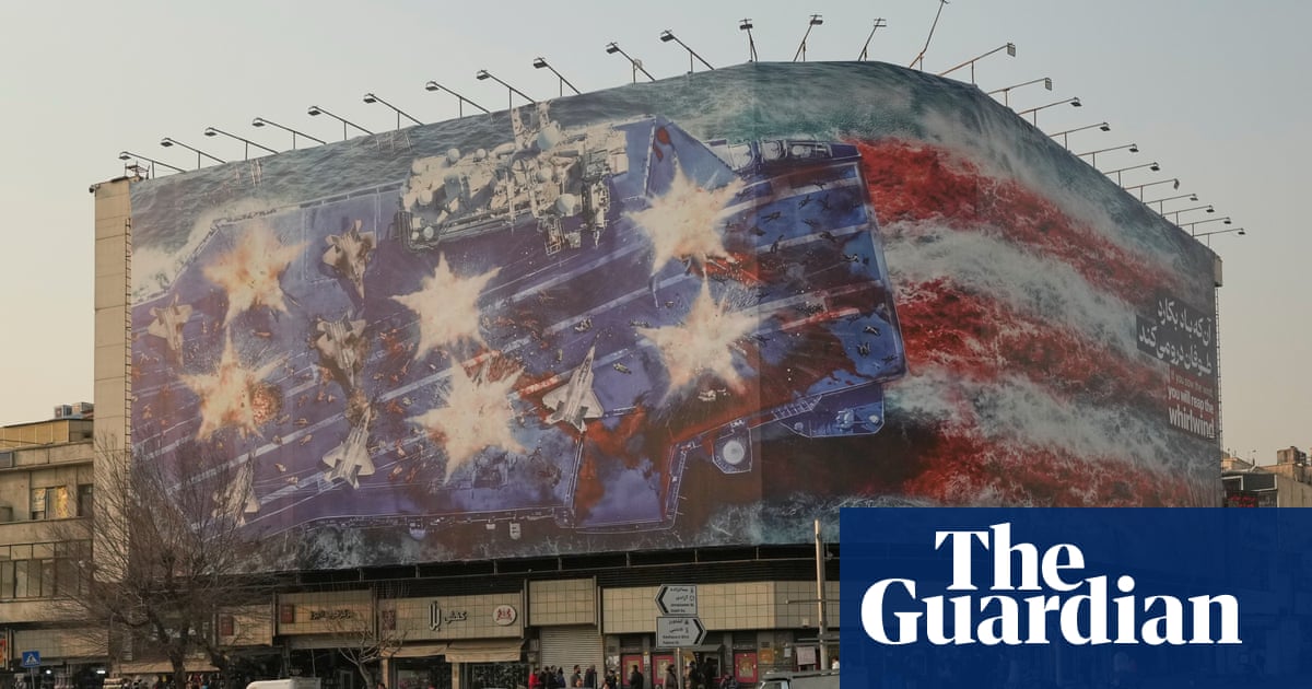 ‘You will reap the whirlwind’: Tehran mural warns of retaliation if US strikes Iran