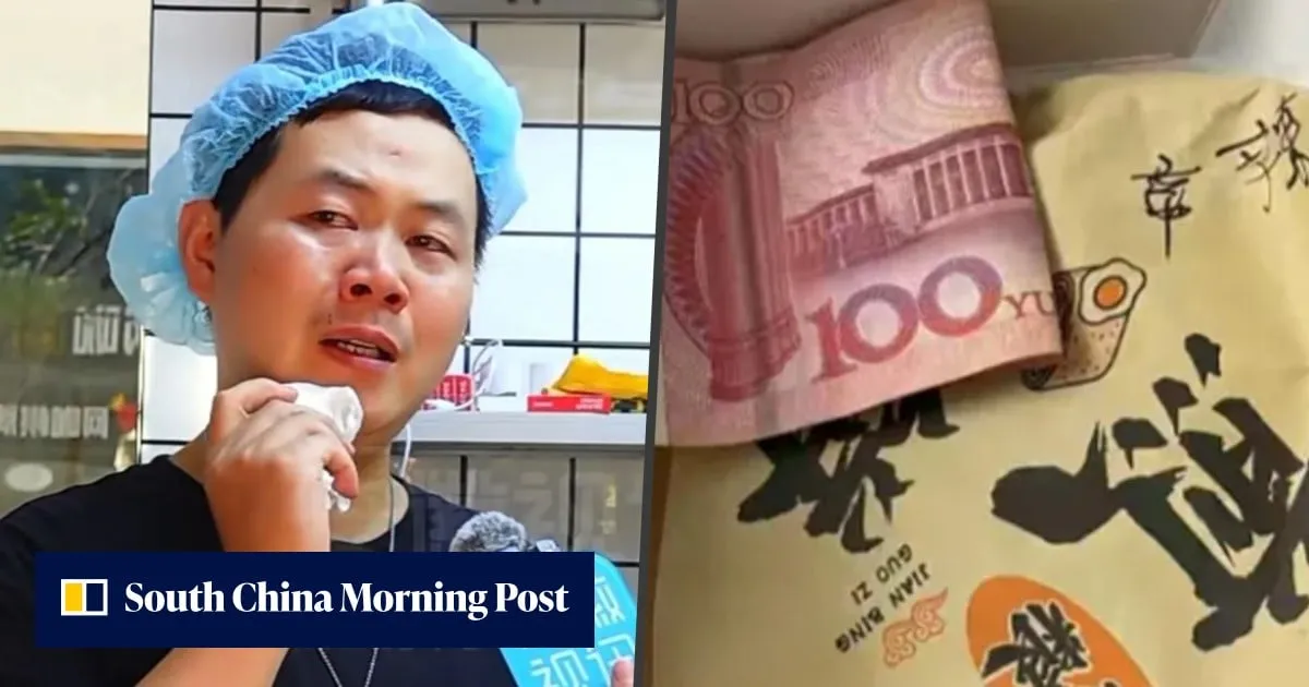 Chinese dad’s chemotherapy note prompts food vendor’s US$15 donation, goes viral