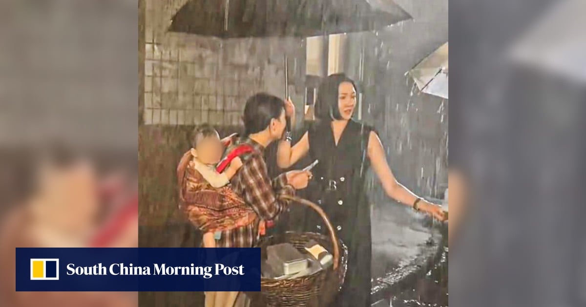 China miniseries production team slammed for exposing infant to heavy rain during filming