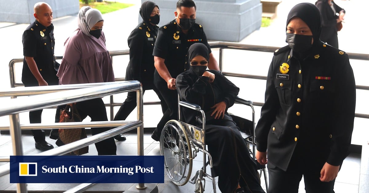Malaysian corruption suspect’s wheelchair court appearance sparks online ridicule