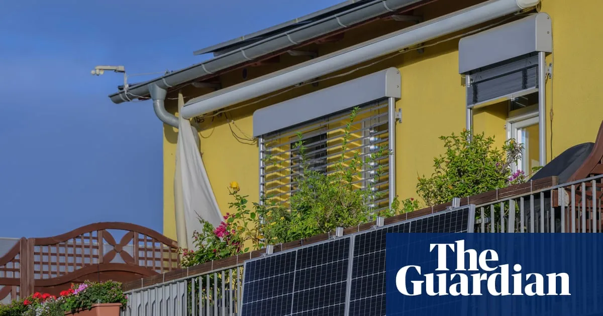 Plug-in balcony solar panels to go on sale in UK for first time