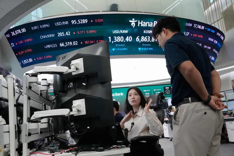 Asian shares mostly gain after upbeat results for Nvidia and others lift US stocks