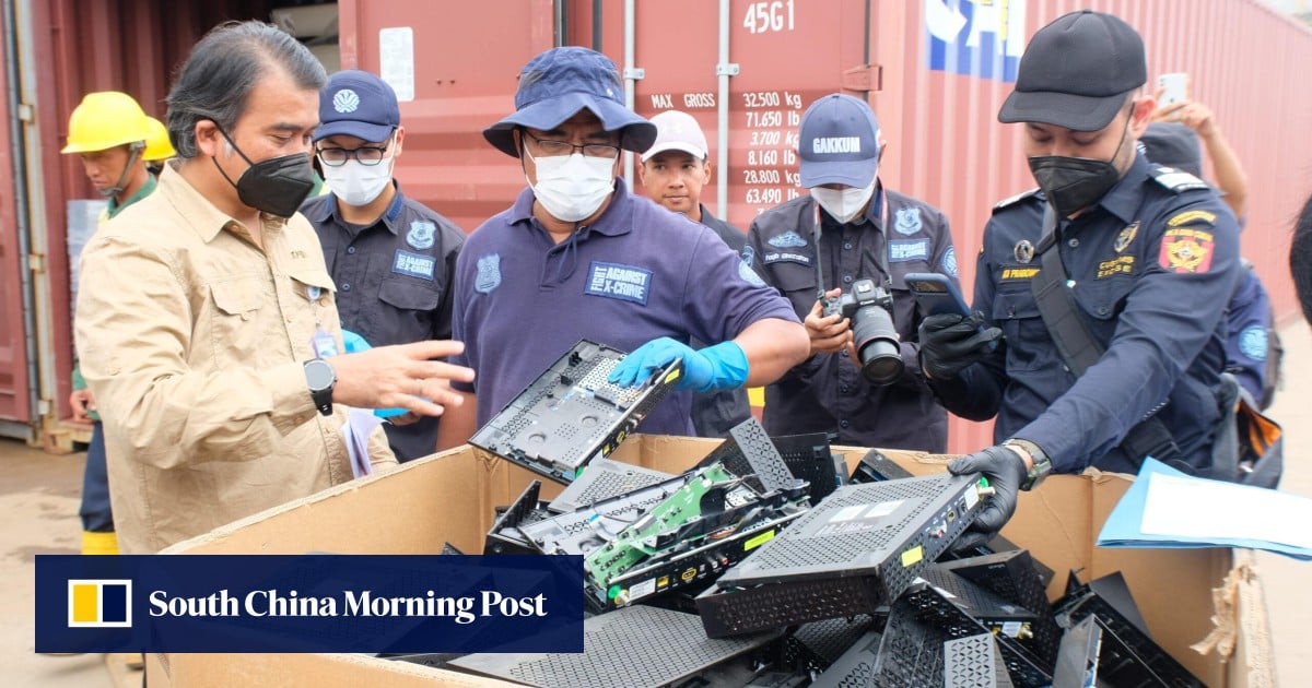 Indonesia begins re-exports of toxic US e-waste in crackdown on illegal imports