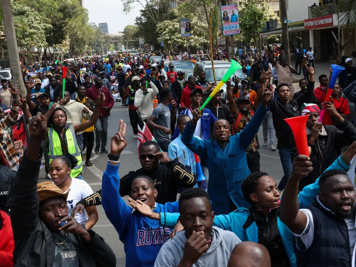 Kenyan police fire tear gas at Nairobi protest against import duty hike