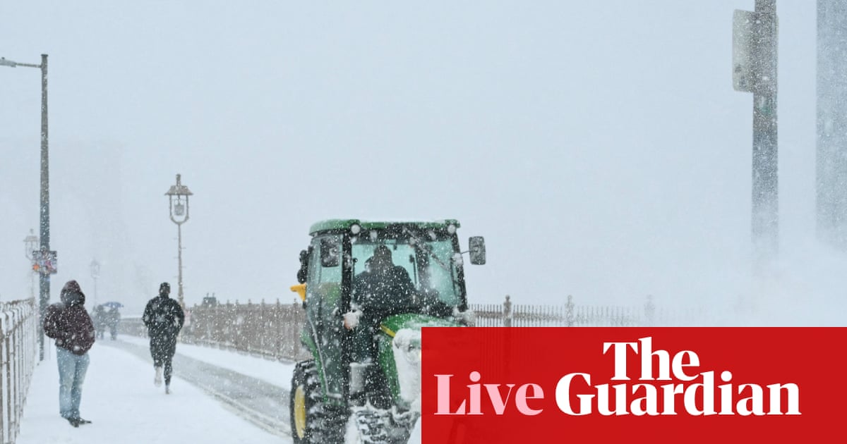 US gripped by severe winter storm with snow, ice and plunging temperatures – latest news