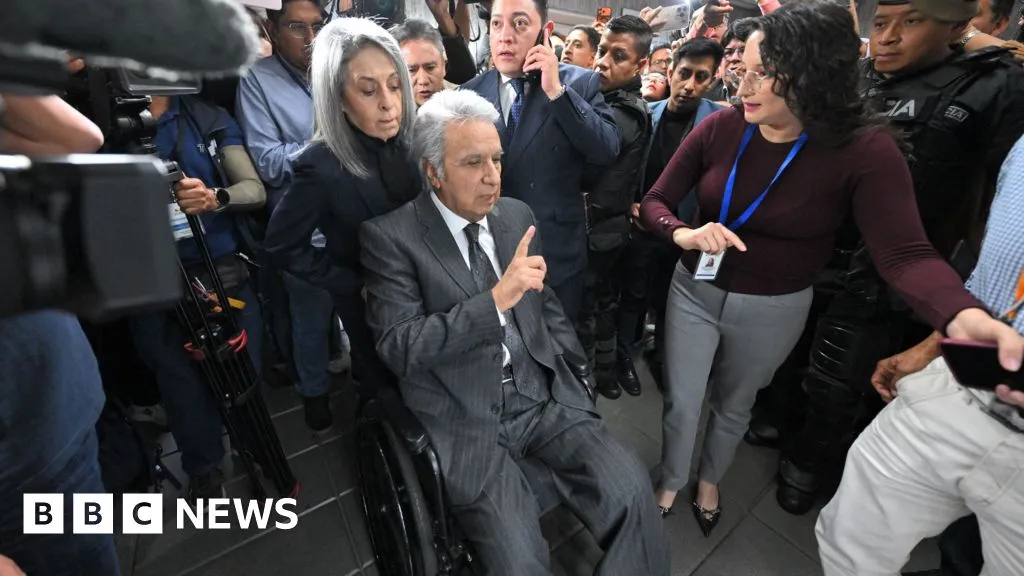 Former Ecuadorian president imprisoned for corruption
