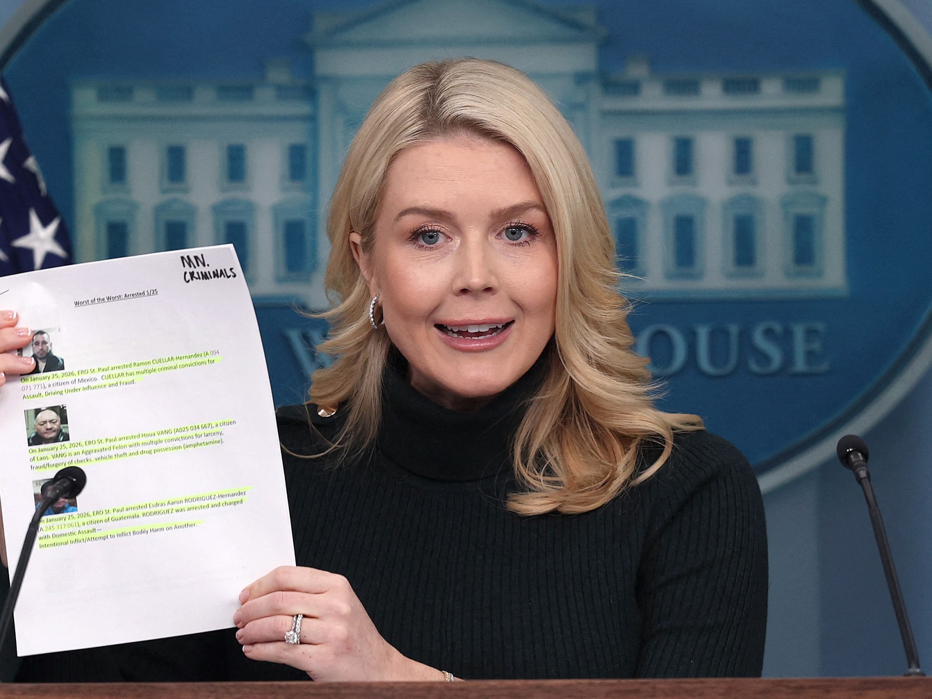 White House attacks ‘sensationalist’ media over Alex Pretti coverage