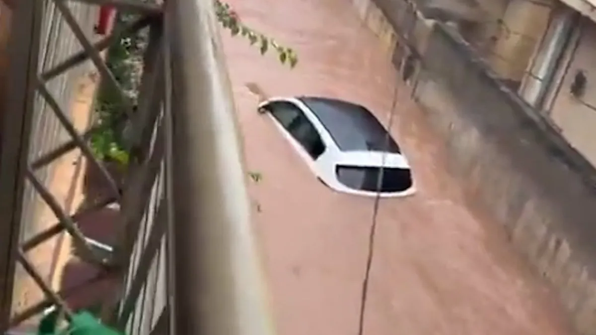 Heavy monsoon rains submerge Islamabad roads and underground