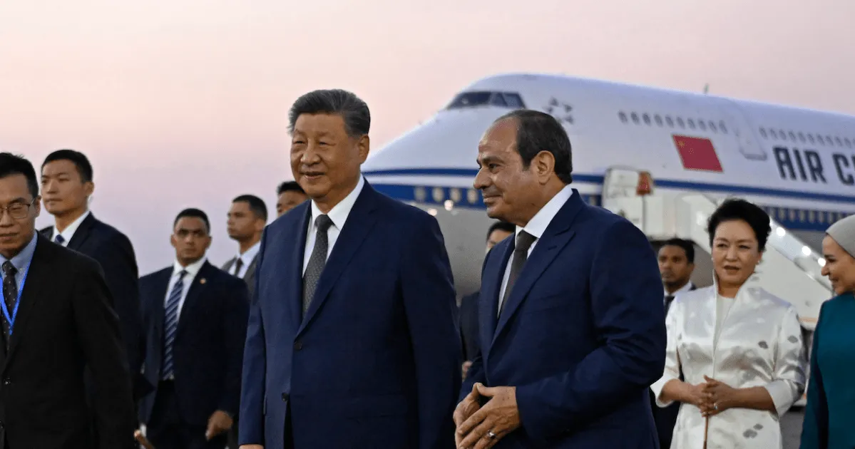 China’s Xi makes his first visit to Egypt in a decade