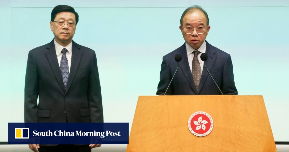 Hong Kong constitutional, mainland affairs minister Erick Tsang resigns, reveals he has cancer