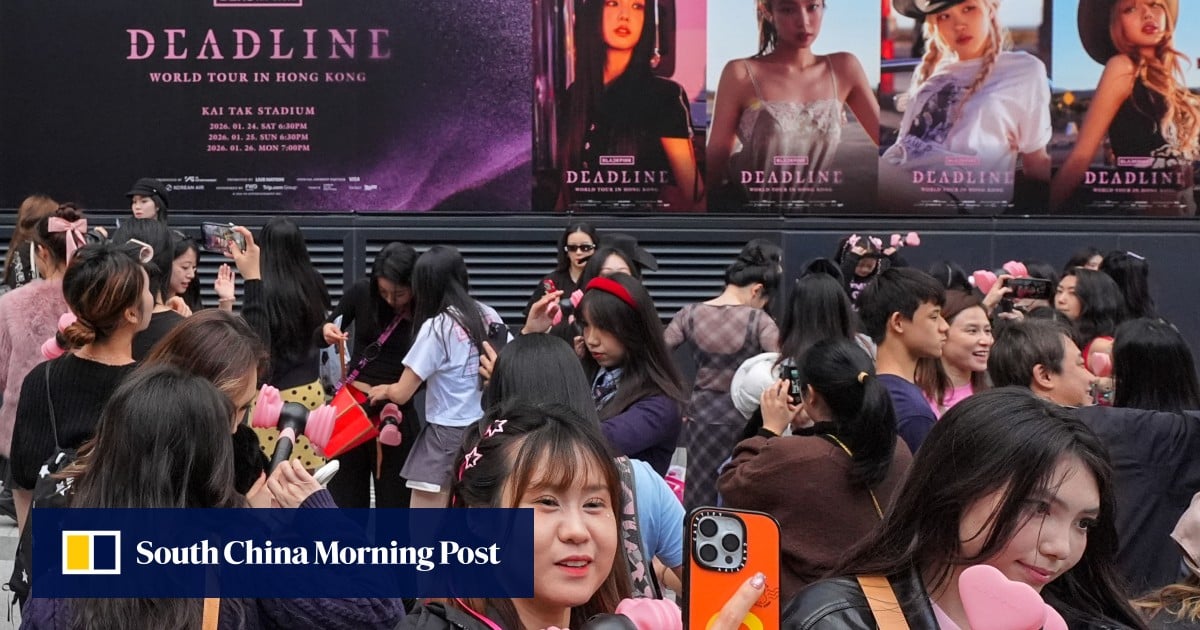 Blackpink lifts mainland Chinese arrivals in Hong Kong to January weekend record