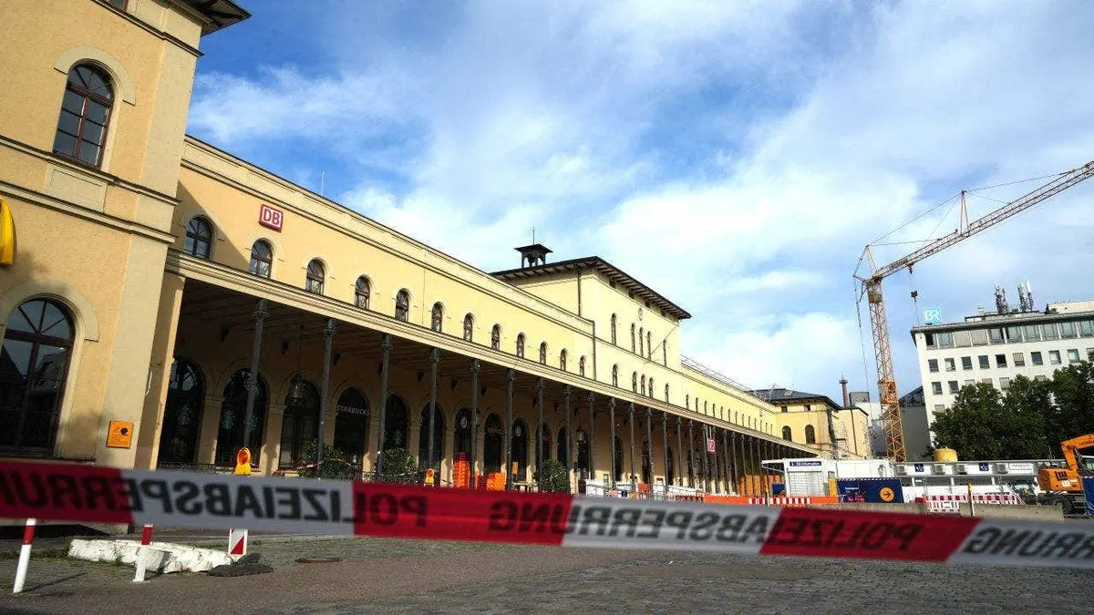 Explosion near German train station injures 2 Ukrainian citizens