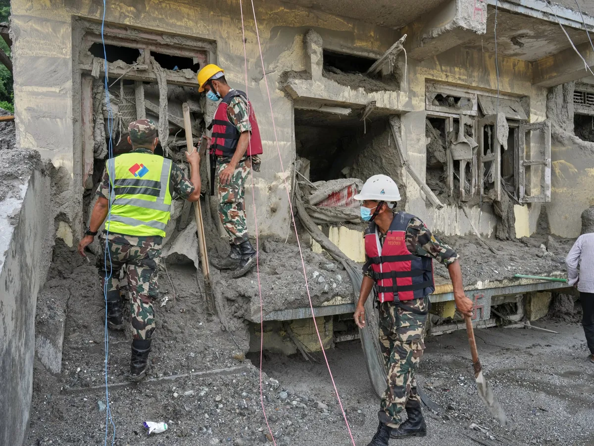 Nepal search operations continue a week after catastrophic floods