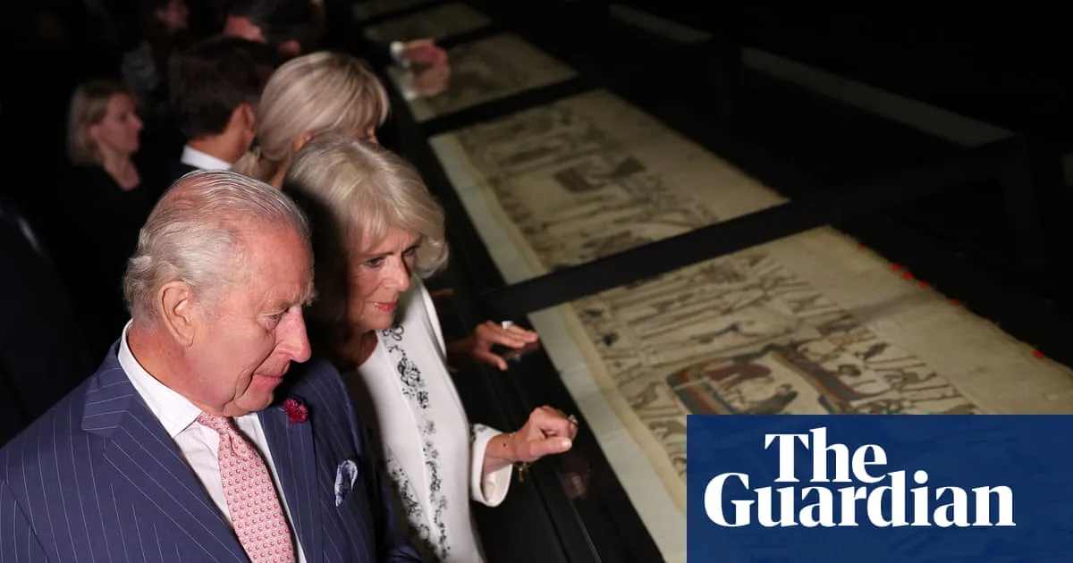 Bayeux tapestry loan symbolises ‘entente amicale’ between France and UK, says King Charles