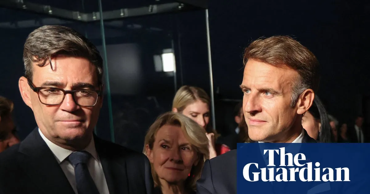 Andy Burnham targets migrant crisis ahead of Macron’s visit to No 10