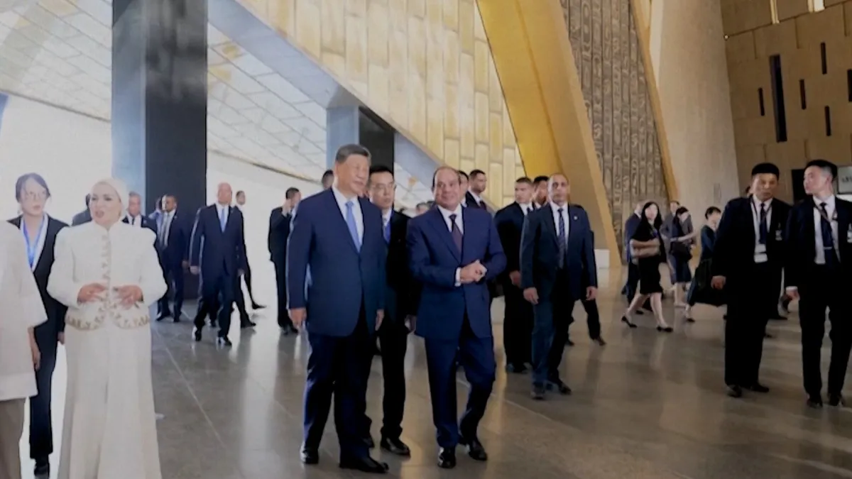 Egypt’s Sisi welcomes China’s President Xi in Grand Egyptian Museum tour