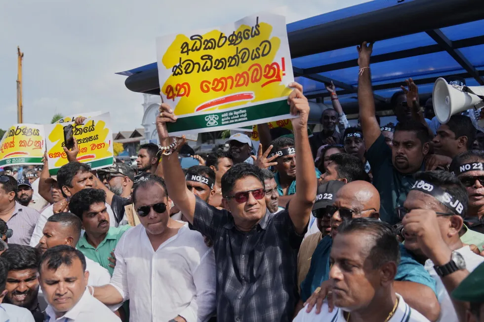 Sri Lankan opposition rallies against government’s proposed judicial reform