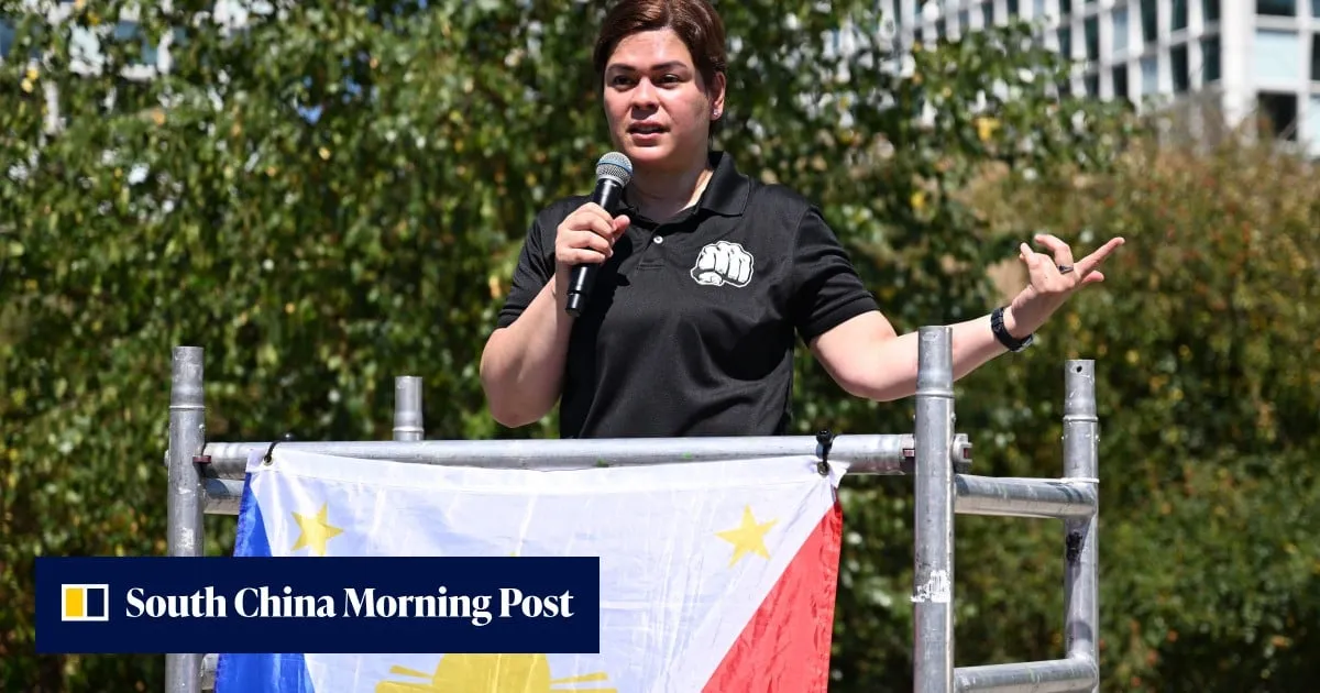 Sara Duterte faces arrest warrant for threatening Philippines’ Marcos, his wife