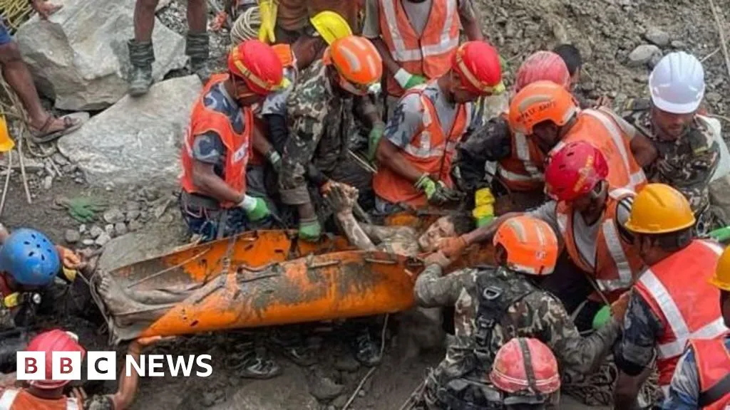 Watch: Moment workers are rescued from Nepal tunnel