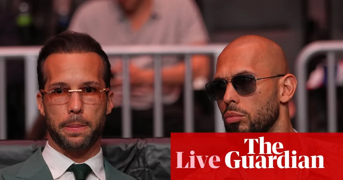 Romanian prosecutors indict Andrew Tate for trafficking minors, money laundering – Europe live