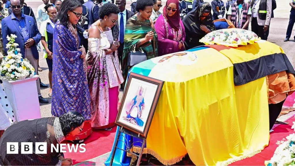 Body of world's youngest traditional king returns home to Uganda amid succession row