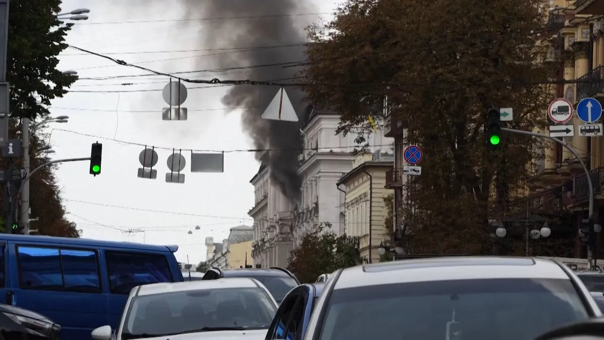 Russian drone strikes Ukraine’s security service headquarters