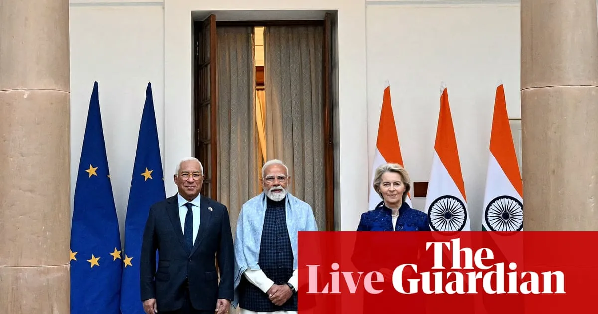 ‘The mother of all trade deals’: EU and India sign landmark trade agreement – Europe live