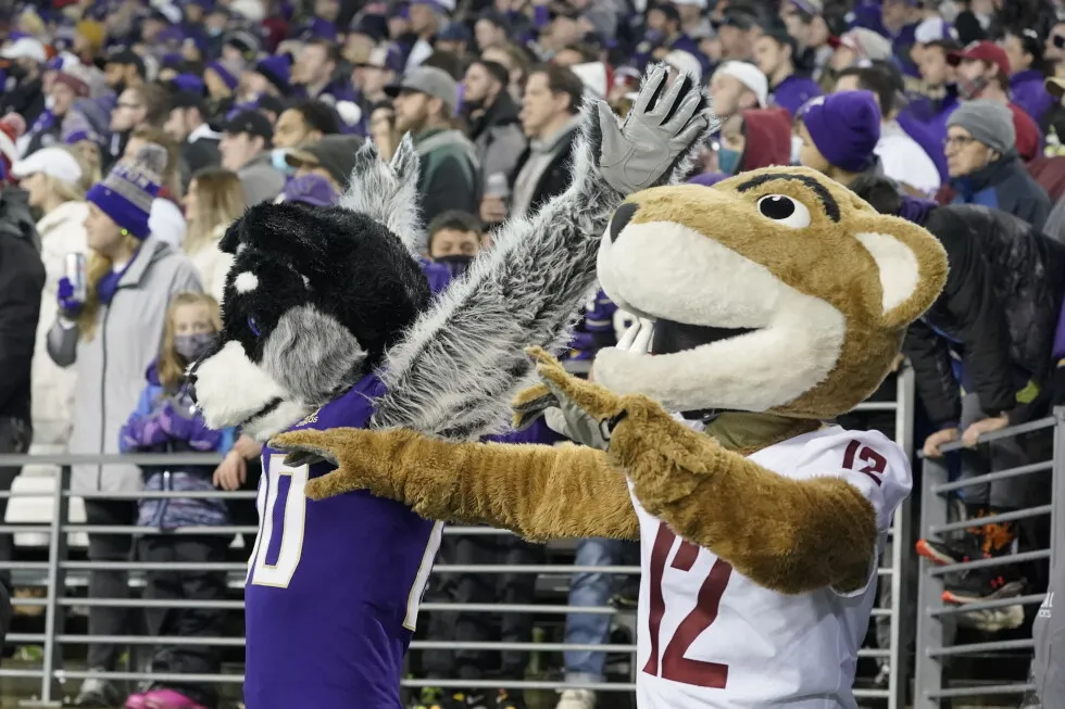 Match these 10 college football teams with their iconic mascot