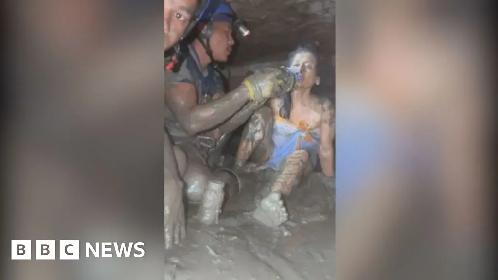 Watch: Moment 64-year-old Nepali woman is found alive in mud-buried home