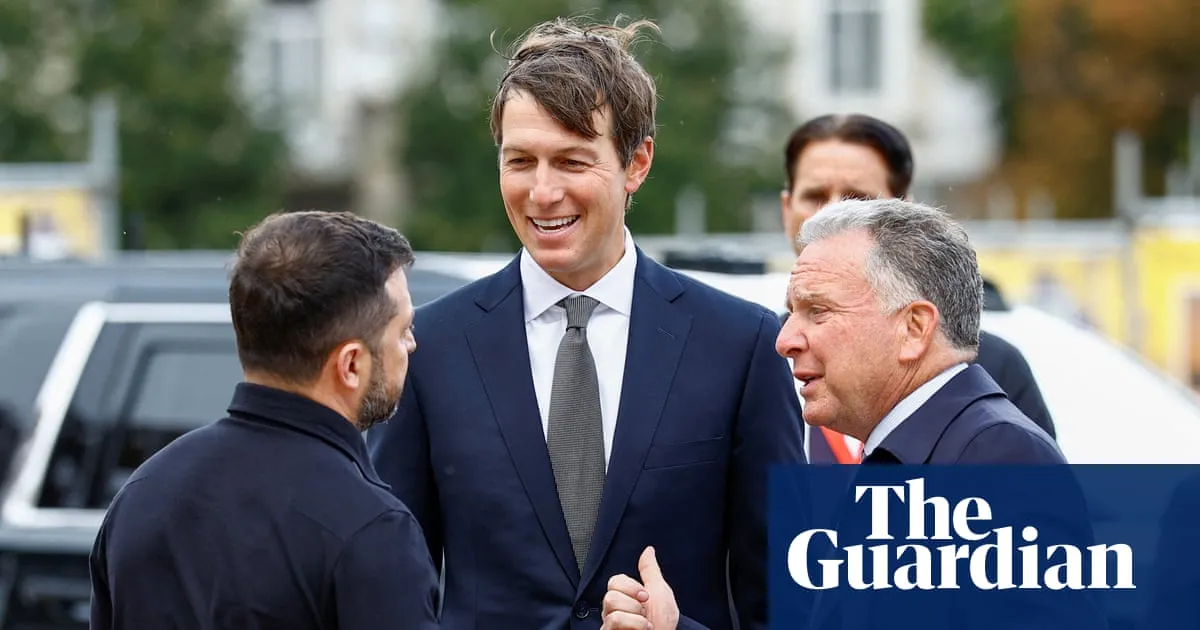 US envoys Kushner and Witkoff arrive in Kyiv to hold talks on ending war