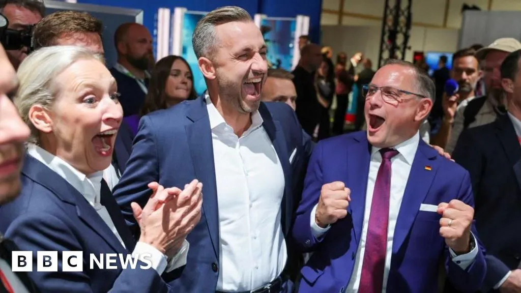 German far-right set for big win in eastern state - projections
