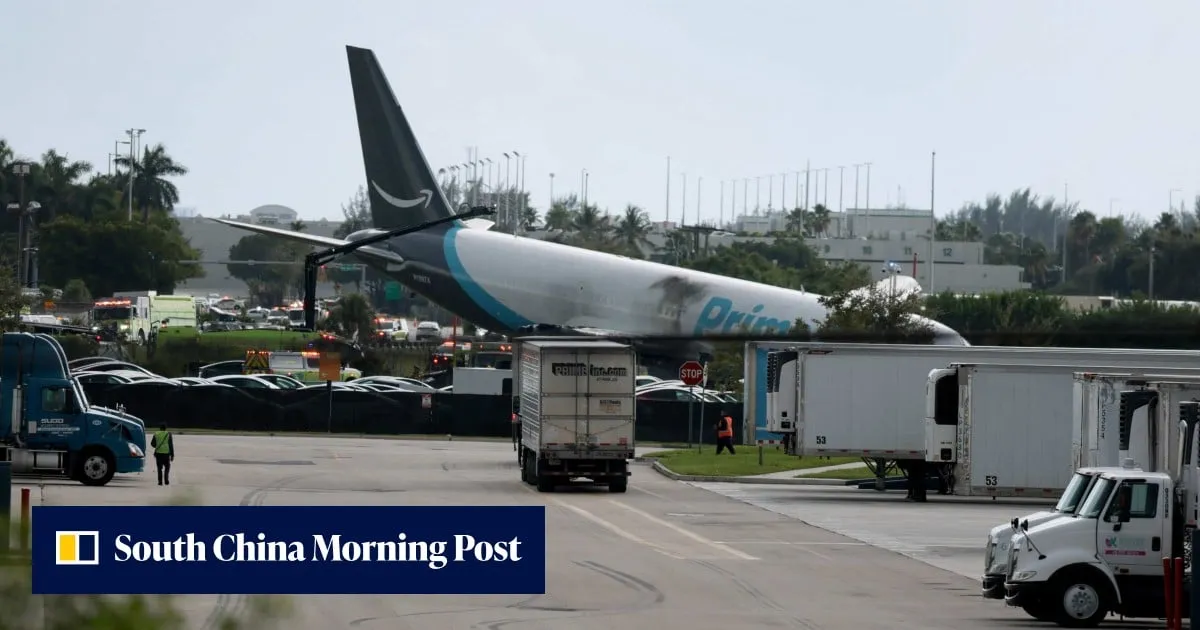 At least 5 dead after Amazon cargo plane crashes on runway at Miami airport