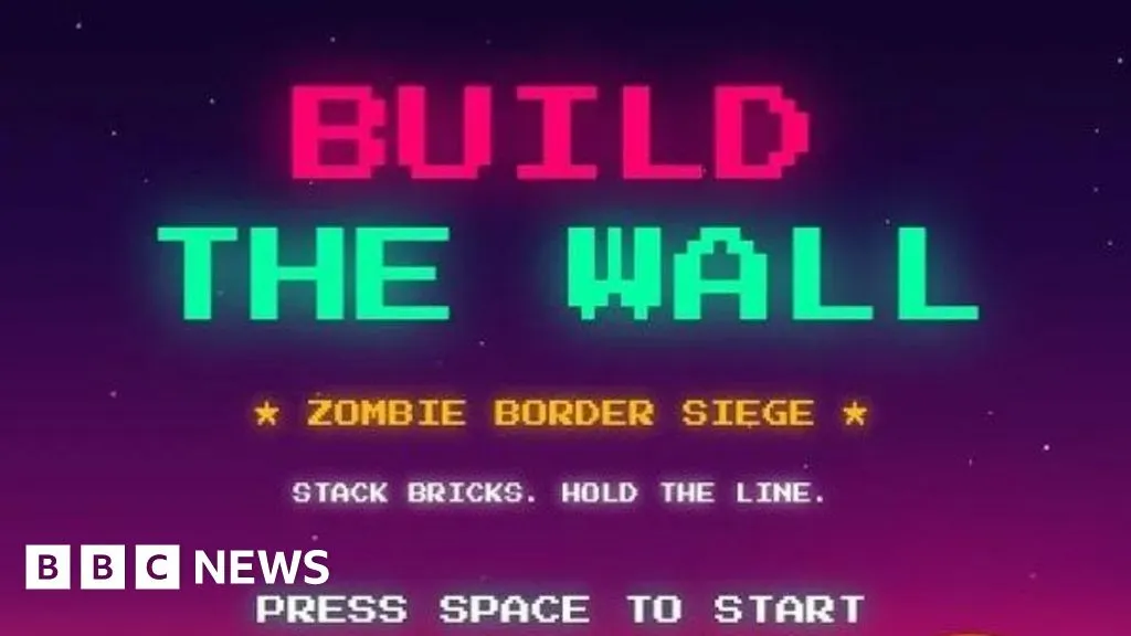 White House pulls Tetris-style 'Build The Wall' game after copyright concern