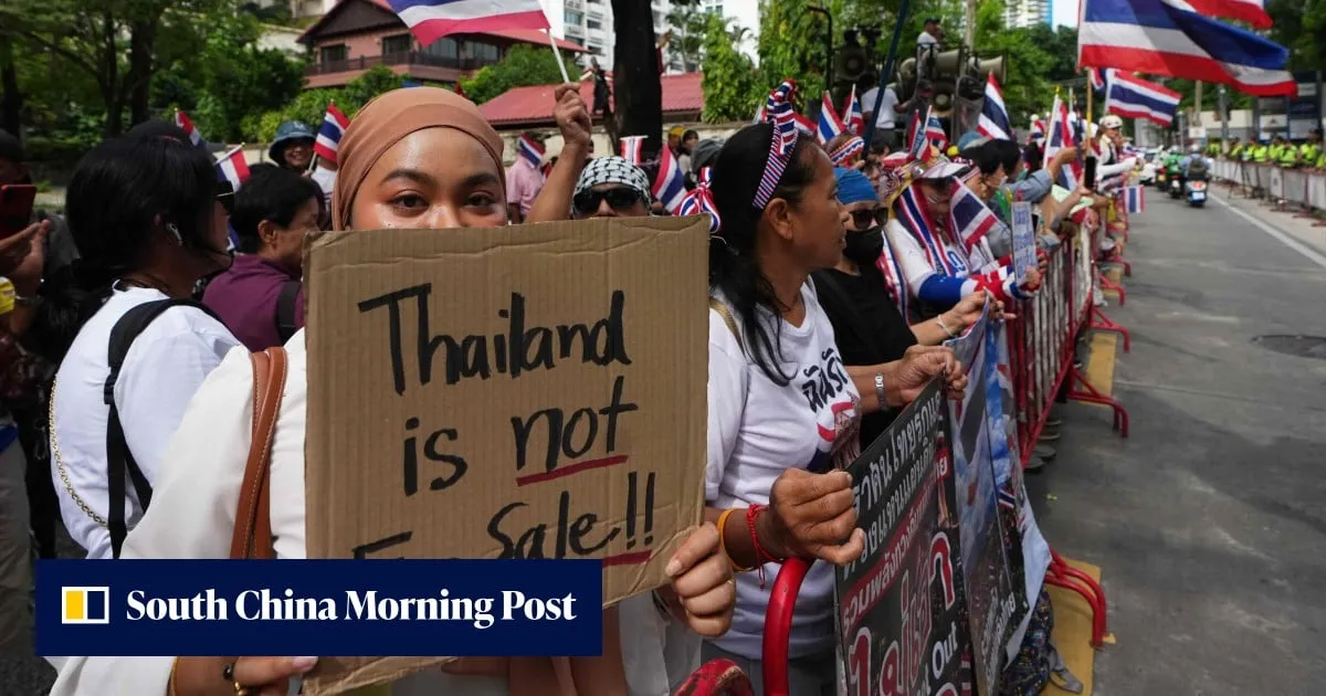 Thais take to streets in rare protest against Israel: ‘not for sale’