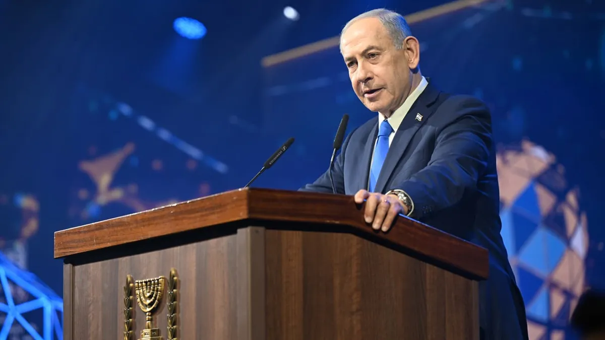 Netanyahu sounds alarm on antisemitism at Holocaust Remembrance Day gathering