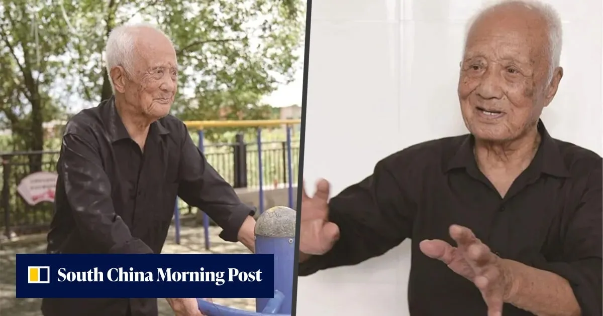 Chinese man, 106, embraces ‘reverse schedule’, celebrated alongside wife as ‘model couple’