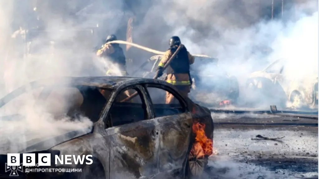 Five killed and 67 injured in Russian strike on shopping centre, Ukraine says