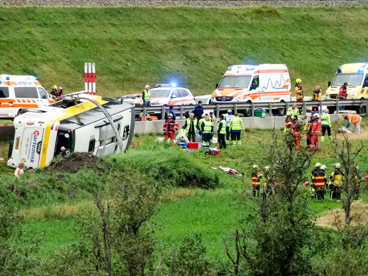 Swiss police report five killed in Dutch tour bus crash
