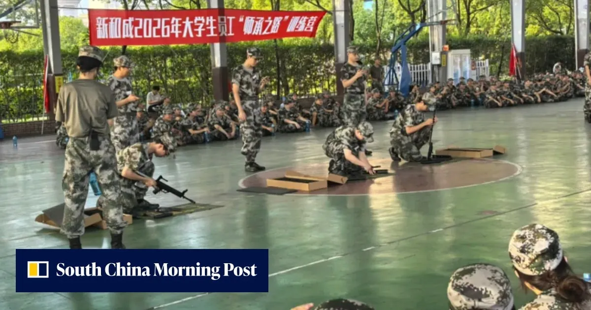 Chinese milk tea chain sparks heated debate over ‘military-style’ onboarding programme