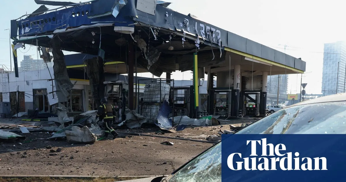 Russia targets Kyiv petrol stations for first time with jet-powered drones