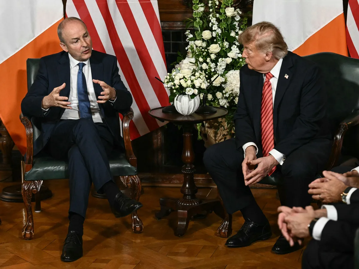 Trump says a unified Ireland would be ‘fantastic’ during Irish visit