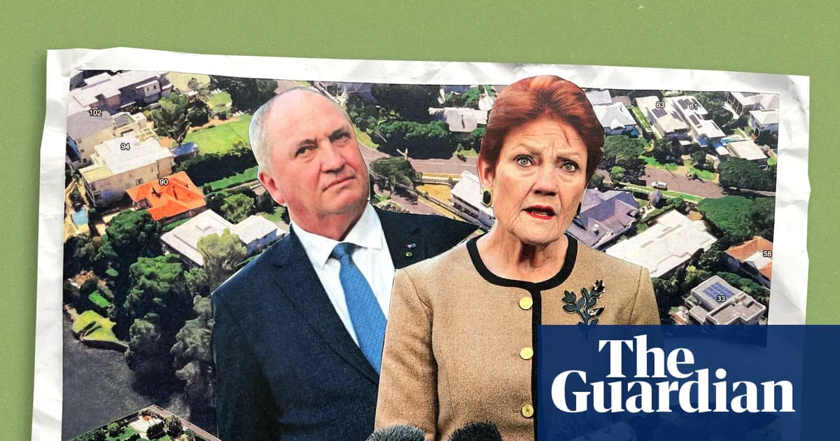 Pauline Hanson and Barnaby Joyce stayed at Gina Rinehart’s $20m mansion after One Nation fundraisers
