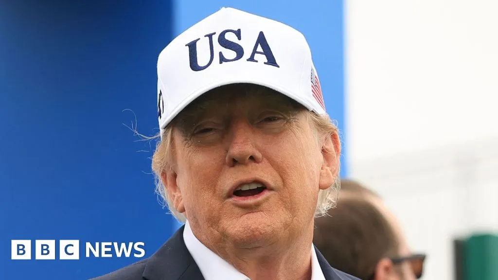 Trump doubles down on united Ireland comments on day two of visit
