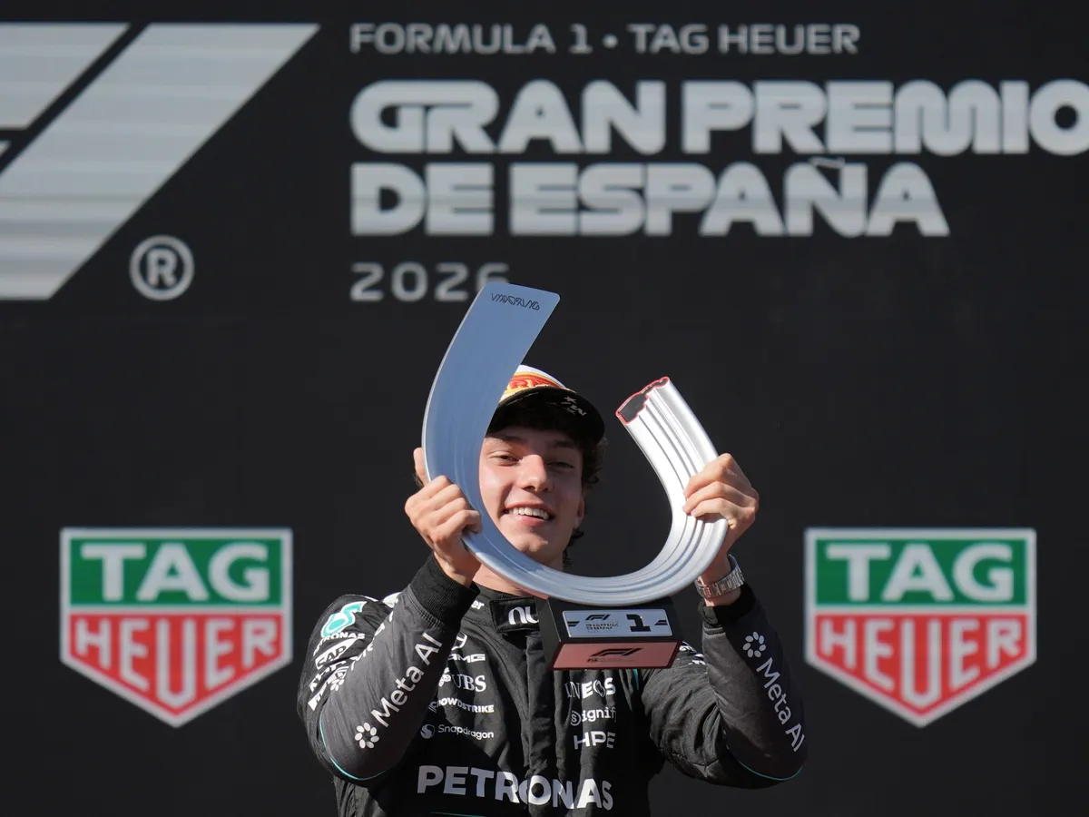 F1 leader Antonelli wins Spanish Grand Prix as unlucky Norris misses out
