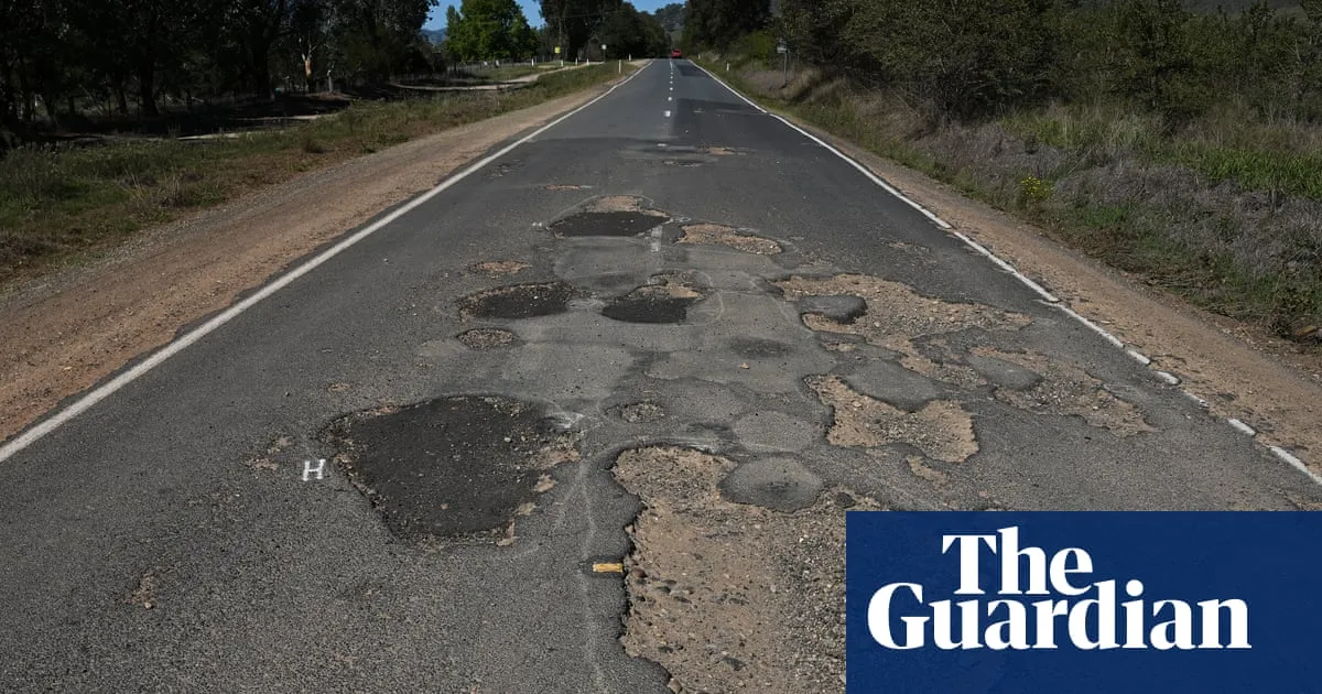 Motorcyclist’s death reignites debate over potholes on Victoria’s ‘deteriorating’ roads